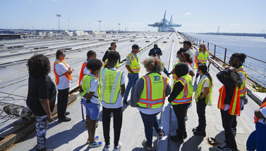 Students Visit Local Transportation Company for an Insider's Look at a Career in Logistics