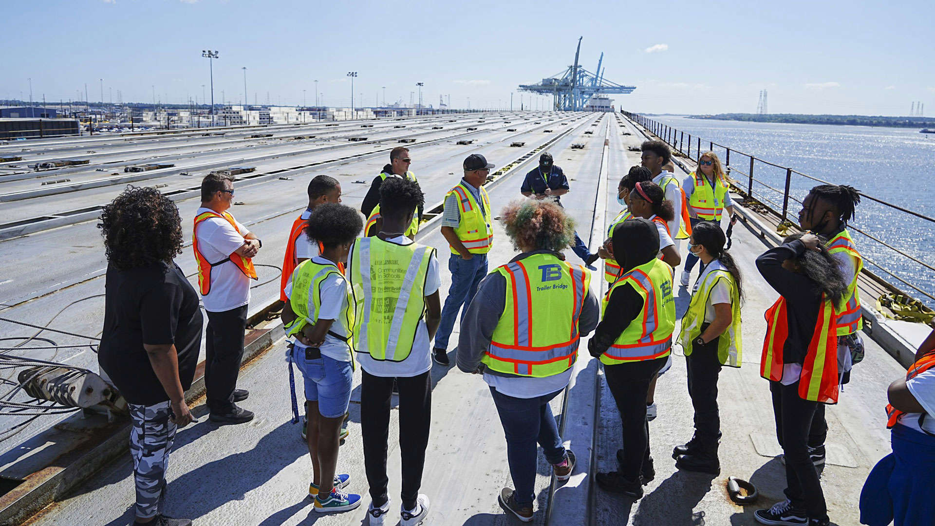 Students Visit Local Transportation Company