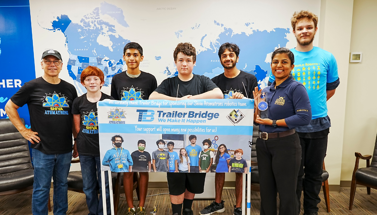 Trailer Bridge Sponsors Youth at SHIVA Robotics Academy